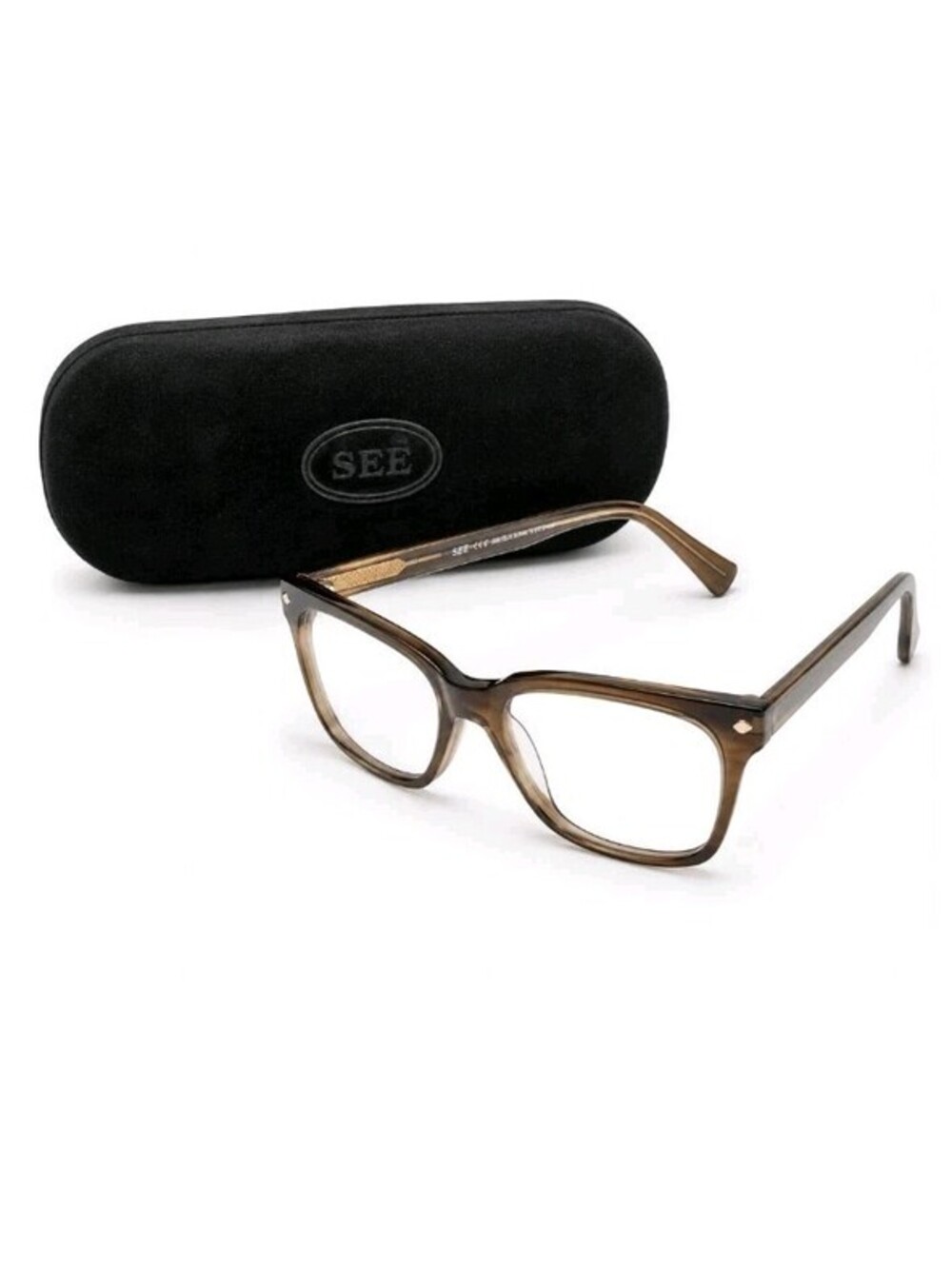 SEE Eyewear 8108 Belgian Design 52/16/142 C43 Brown Frames